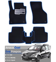 SKODA ROOMSTER (2006-2015) Uyumlu EVA Paspas Tam Set–Oto Paspas,Araca Özel,Kolay Montaj