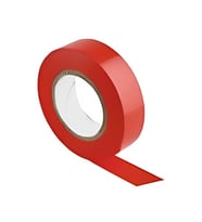 Akbant İzole Bant Elektrik Bandı - 0.12 mm x 19 mm x 10 Yrd - Kırmızı - 10 Adet