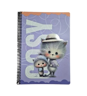 GIPTA COSY SPİRALLİ LX KARTON KAPAK A4 80YP. ÇİZGİLİ DEFTER 8488 - TEKLİ