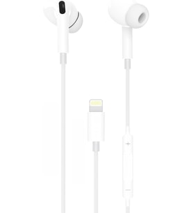 Silikonlu Mikrofonlu Kablolu Lightning Kulaklık – (Bluetooth Connect)