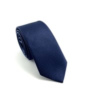 PİERRONİ Lacivert Desenli Slim Kravat