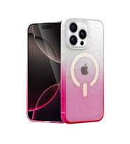 iPhone 14 Pro Max Pummel Shiny Magsafe Kapak - Pembe