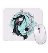 Koi Balığı Yin ve Yang Mouse Pad