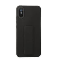 Xiaomi Redmi 9a Kılıf Mega Standlı Silikon - Siyah