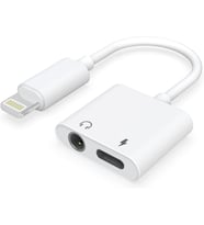iPhone için kulaklık adaptörü 2 si 1 arada Lightning jack 3,5 mm kulaklık bağlantısı şarj kablosu dönüştürücü cihazı hem şarj etmenizi hem kulaklık veya aux kullanabilmenizi sağlar NO 159