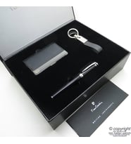 Pierre Cardin Enjoy Hediyelik Multi Set 3 Parça  Cep Notluk+Kalem ve Usb Seti Pierre Cardin Kalem İsme Özel Kalem  Hediye Kalem (Siyah-Gri)