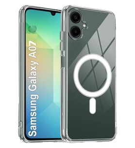 Teknomoda Samsung Galaxy A07 Kılıf Magsafe Uyumlu Manyetik Şeffaf Silikon Kapak