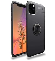 iPhone 11 Pro Kılıf Range Yüzüklü Silikon - Siyah