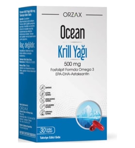 Ocean Krill Oil 500 mg 30 Kapsül