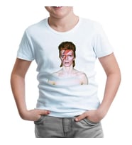 David Bowie Beyaz Çocuk Tshirt