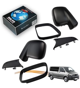Volkswagen Transporter T5 2003-2015 Dış Ayna Kapak Seti -Sol ve Sağ 7E18575289 B9
