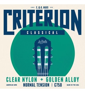 La Bella C750 Klasik Gitar Teli Seti (Profesyonel - Carbon Series)  Florokarbon Tizler, Gümüş Kaplama Baslar, Modern ve Parlak Ses Projeksiyonu  Uyum: 4/4 Standart Klasik Gitar