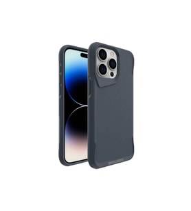Apple iPhone 15 Pro Max Uyumlu Kılıf Zore Airbag Kenarlı T-Max Mat Standlı Kapak (Gri)