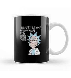 Rick And Morty Kupa Bardak Porselen
