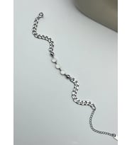 Çelik Silver Tasarım Bileklik - 25-blk145