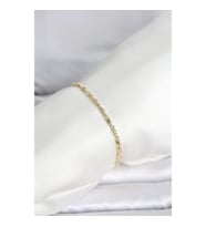 Mey İthalat® CM 14K Gold Renk Burgu Zincirli Model Kadın Bileklik