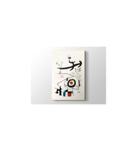 DBSanatevi Joan Miro - Village D'oiseaux Tablo 60 X 80 Cm