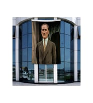 Takım Elbise Gazi Mustafa Kemal Atatürk Poster Bayrak Raşel Kumal 4x6 metre ATA55