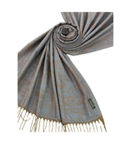 Kalın Kışlık Paşmina Şal 75x190 cm (Gri)