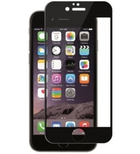 Apple Iphone 6/6s Siyah Tam Kaplayan 5d Mat Nano Kırılmaz Cam