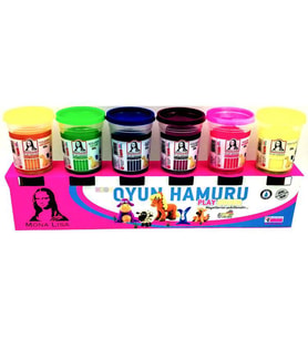 Südor Mona Lisa Oyun Hamuru 6 Renk x 120 gr NEON RENKLER 