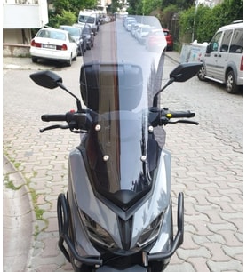 MOTOCAM RKS Grace PRO Ön Cam 2023-2026 Model 65cm Füme Renkli 4mm UZUN