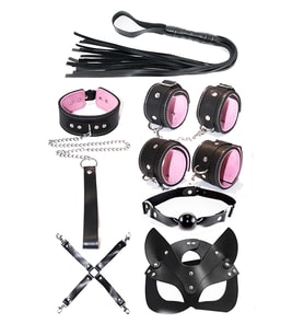 Maskeli Fantezi Set (7 Parçalı)