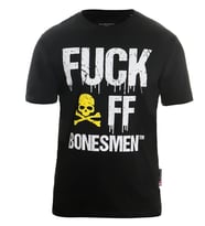 Bonesmen Yuvarlak Yaka T-shirt LANET (Siyah)