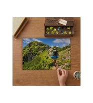 Polonya Tatra Dağları Tasarımı 240 parça Ahşap Puzzle Ahşap Kutuda MP07923