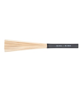 Vic Firth RM3 Re-Mix Birch Brush - Huş Ağacı Fırça Baget (Profesyonel)  Huş Ağacı Çubuklar, Süpürge ve Baget Arası Hibrit Ses, Akustik Performanslar İçin Yumuşak Atak