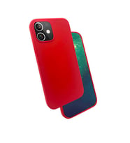 Apple Apple iPhone 11 Kılıf Kadife Ultra Esnek İnce Camera Protected Velvet Case (Kırmızı)
