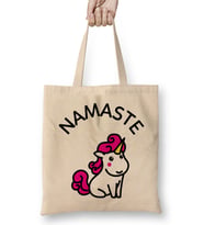 Namaste Unicorn Bez Çanta Uzun Saplı