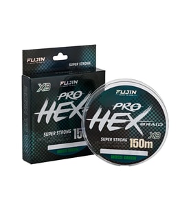 Fujin Pro Hex 8X 150Mt. 0.11Mm Moss Green Pe Line