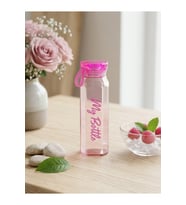My Bottle Köşe Cam Matara 500 Ml - Renk Seçenekli Mor