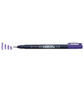 Tombow Fudenosuke Fırça Uçlu Kalem Mor 