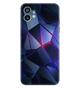 Nothing Phone 2 Kılıf Desenli Silikon Platinium Series Üçgenler 2 1872