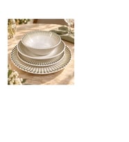 TULU PORSELEN 88257 BLOOM HALO DESENLİ 24PRÇ YEMEK TAKIMI 100-1380