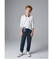 LCW Kids Petrol Beli Lastikli Erkek Çocuk Kalın Jogger Eşofman Altı