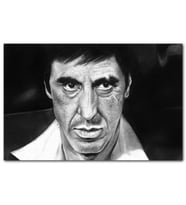 Cakatablo Al Pacino Karakalem Çizim MDF Tablo