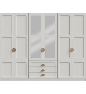 ATLANTİK MDF 6 KAPAKLI DOLAP