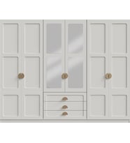 ATLANTİK MDF 6 KAPAKLI DOLAP