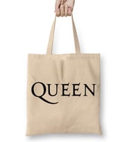 Queen Logo Bez Çanta Uzun Saplı