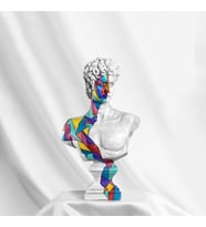David 'Cubic' Büyük Dekoratif Heykel, Pop Art Roma Yunan Heykelleri