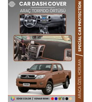 TOYOTA HILUX (2005-2014) Torpido Örtüsü Panel Halısı Torpido Koruma Tam Uyum UV Koruma Kaymaz