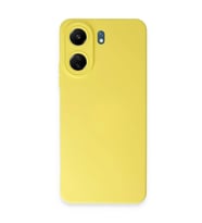Xiaomi Redmi 13C Kılıf Nano içi Kadife Silikon - Sarı