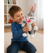 20 CM Bugs Bunny Peluş Oyuncak Sevimli Tavşan Peluş Yumuşacık Hediye ve Koleksiyonluk