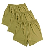 Baggor 3'lü Nano Boxer Iç Çamaşırı Askeri Malzeme (Yeşil)