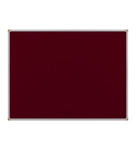 Kumaş Kaplı Pano 60x300cm Alüminyum Çerçeveli (Bordo)