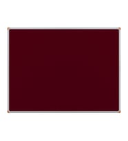 Kumaş Kaplı Pano 60x300cm Alüminyum Çerçeveli (Bordo)