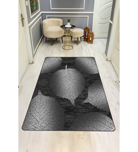Modern Desenli Dijital Baskı Kaymaz Taban Halı H0188